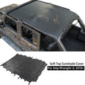 Brief Soft Top Cover Sunshade for Jeep Wrangler 2018 - 2023 JL 4Dr - GENSSI Exterior Part