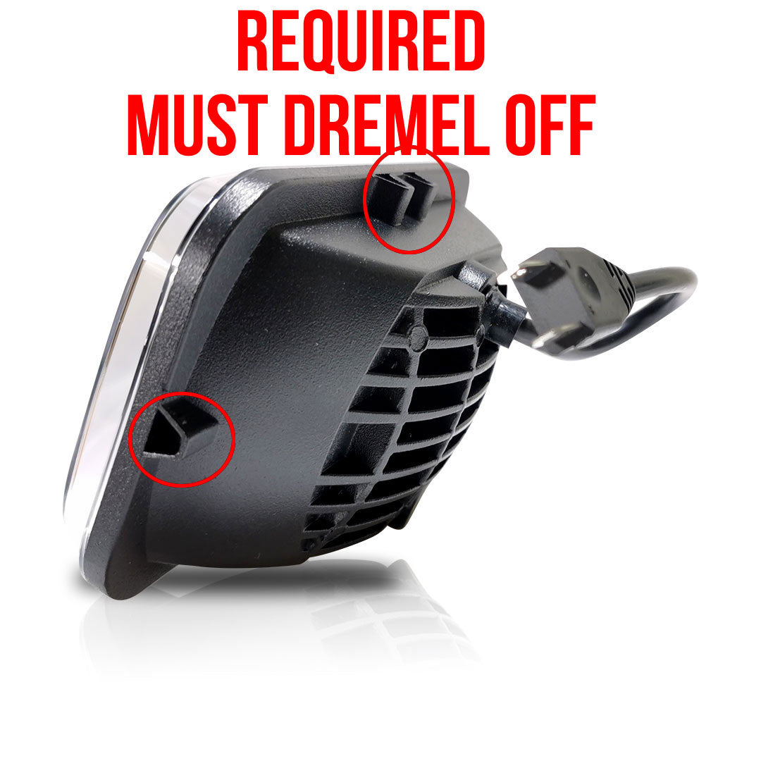 Sealed Beam LED Replacement Headlights for GMC C1500 2500 3500 Trucks (2 Pack) Lighting