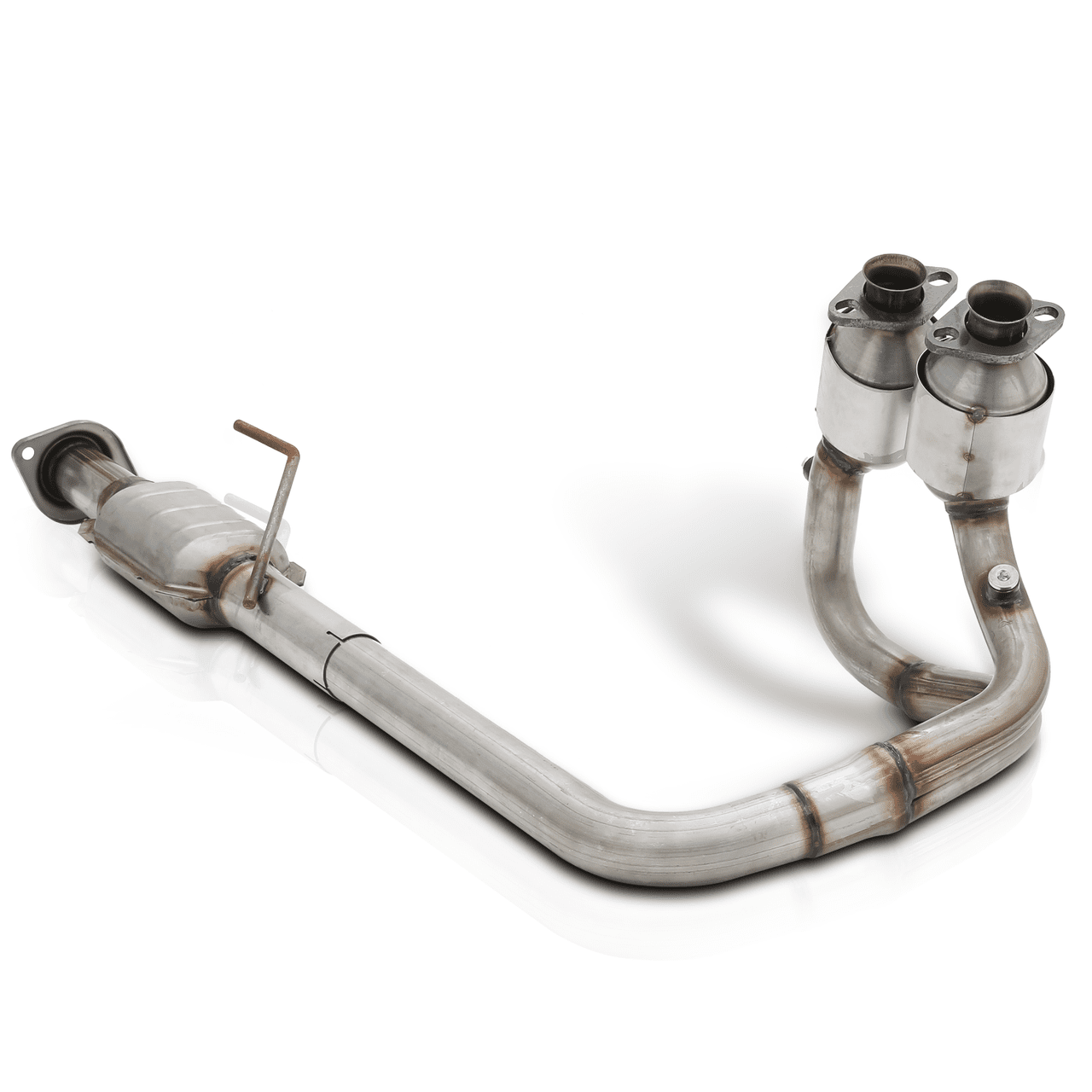 Catalytic Converter Exhaust Y - Pipe W/ Heat Shield For 2004 - 2006 Jeep Wrangler 4.0 - GENSSI Performance