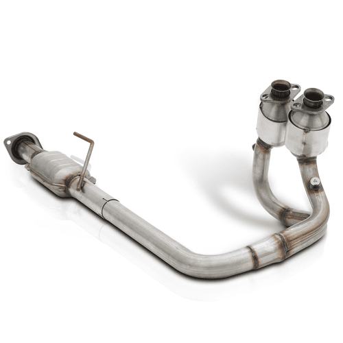 Catalytic Converter Exhaust Y - Pipe W/ Heat Shield For 2004 - 2006 Jeep Wrangler 4.0 - GENSSI Performance