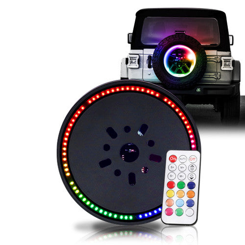 Tire Carrier Spare Tire Color LED Lighting Kit with Remote Default Title Lighting