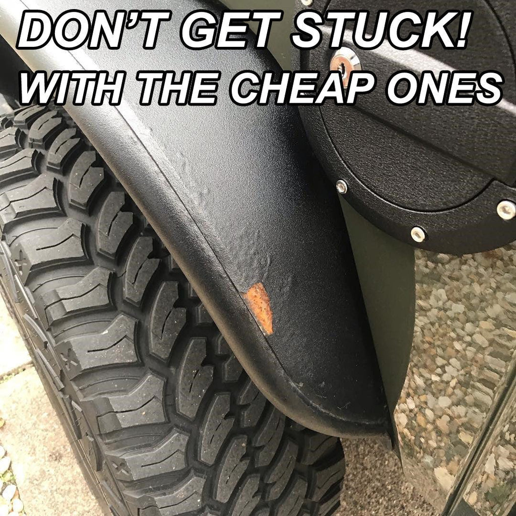 Steel Tube Style Metal Fenders for Wrangler JK 2007 - 2018 - GENSSI Exterior Part