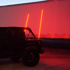 Dual LED Whip Kit Light Off Road Flag Wireless Color Changing - GENSSI Lighting