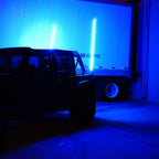 Dual LED Whip Kit Light Off Road Flag Wireless Color Changing - GENSSI Lighting