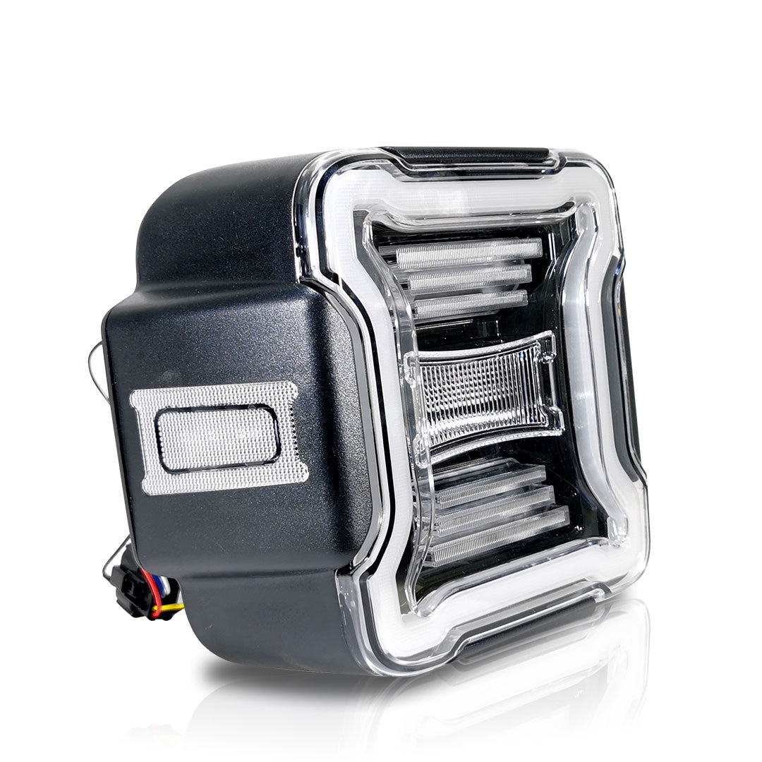 Clear LED Tail Lights for Jeep Wrangler JL 2018+ Lighting