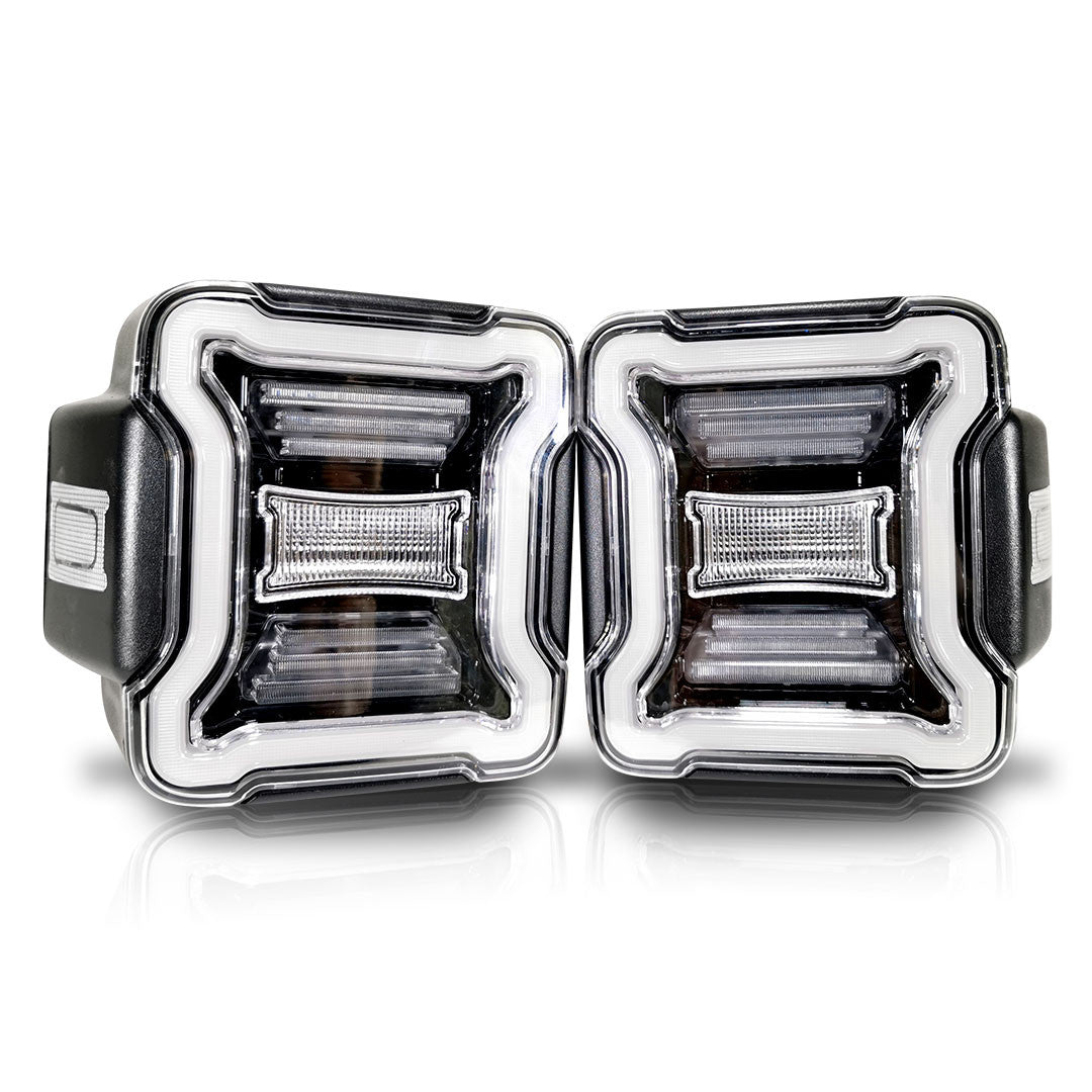 Clear LED Tail Lights for Jeep Wrangler JL 2018+ Lighting