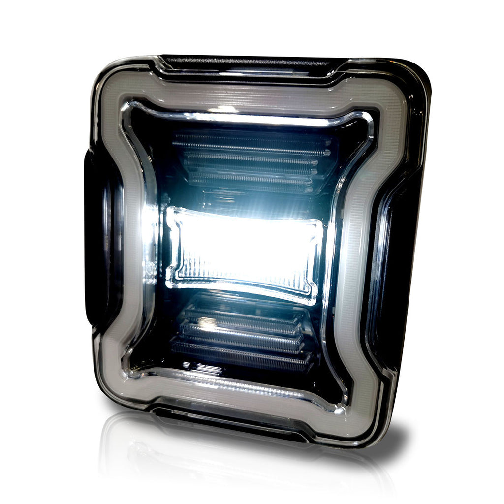 Clear LED Tail Lights for Jeep Wrangler JL 2018+ Lighting