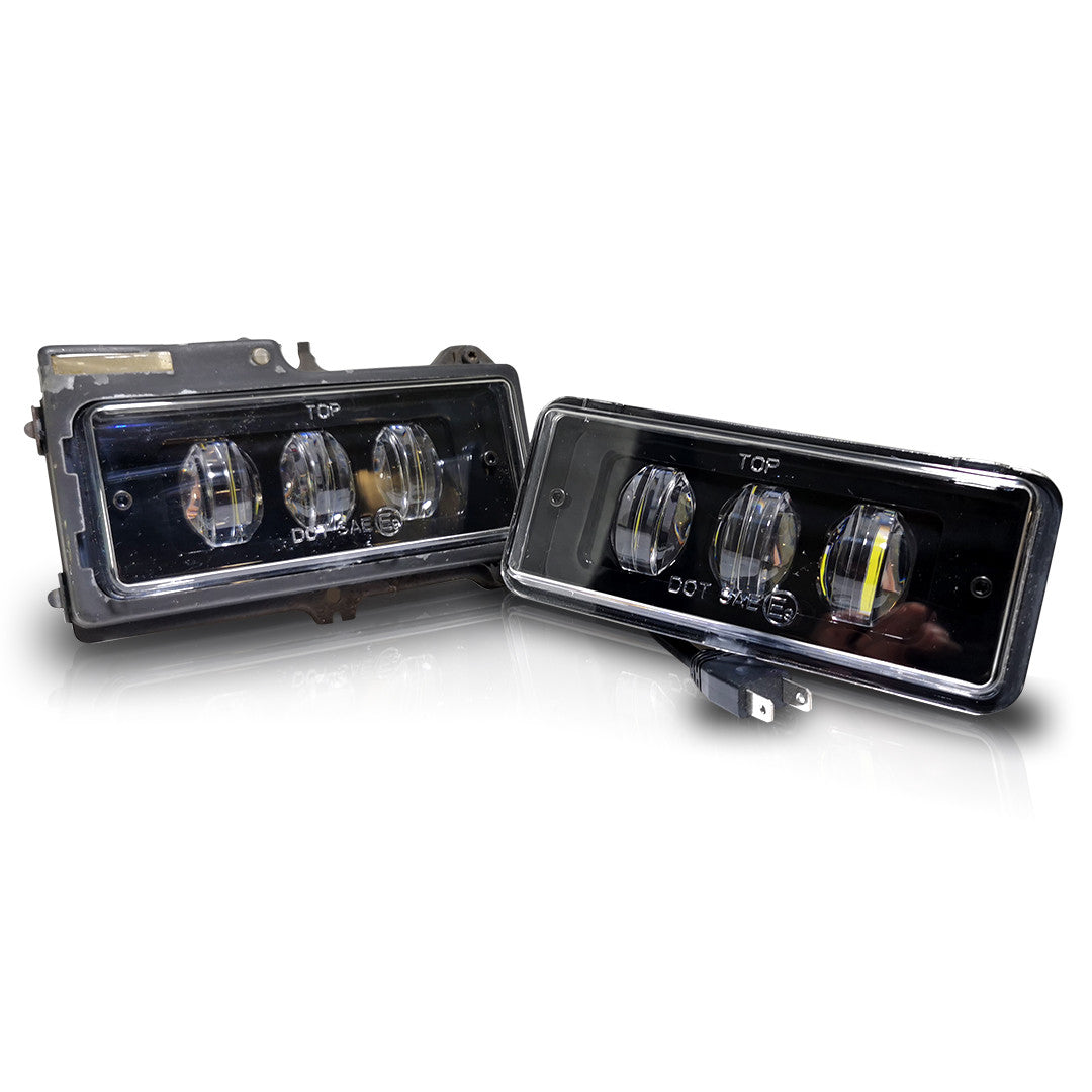 H4351 H4352 LED Sealed Beam Replacement Headlights for Camaro 1993-1997 (2 Pack) Lighting