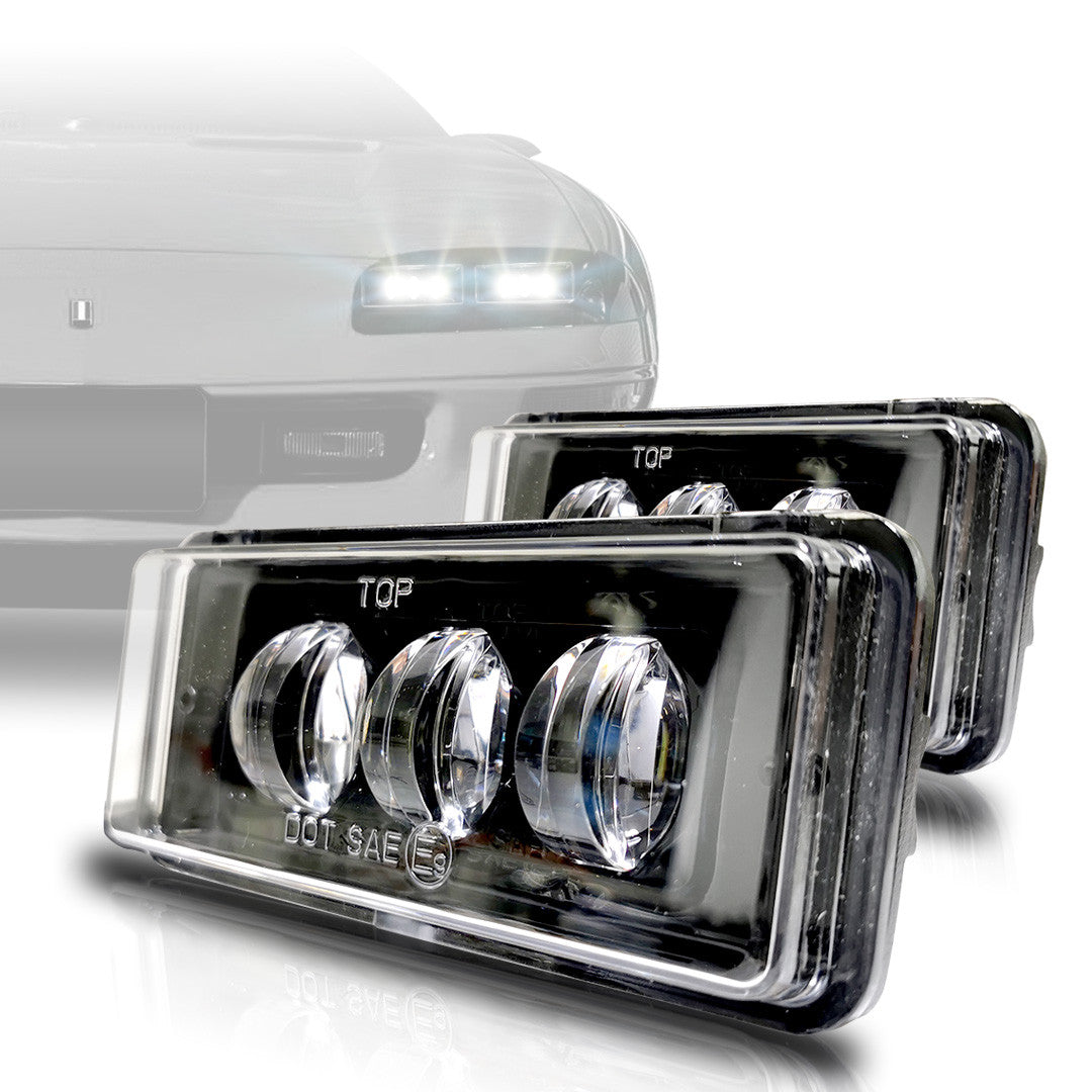 H4351 H4352 LED Sealed Beam Replacement Headlights for Camaro 1993-1997 (2 Pack) Lighting