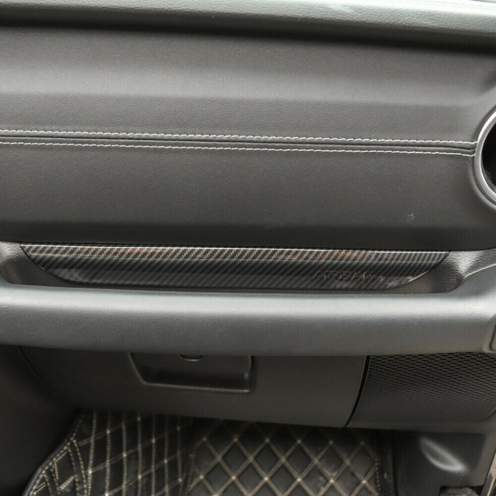Copilot Side Grab Handle Bar Trim for Jeep Wrangler JL 2018 - 2023 Carbon Fiber Finish - GENSSI Interior Part