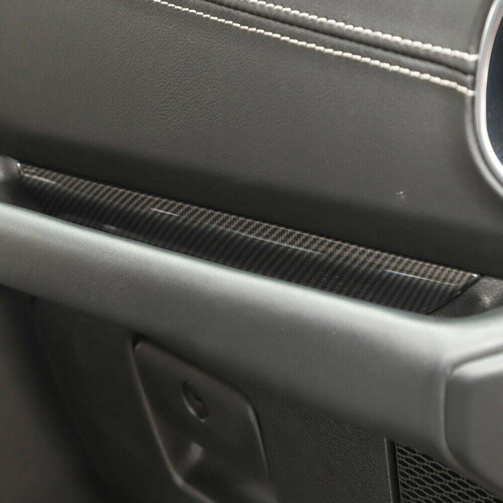 Copilot Side Grab Handle Bar Trim for Jeep Wrangler JL 2018 - 2023 Carbon Fiber Finish - GENSSI Interior Part