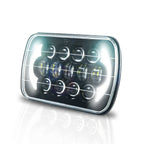 XPE Honeycomb LED Black Projector Headlights w/DRL for XJ and YJ - GENSSI Lighting