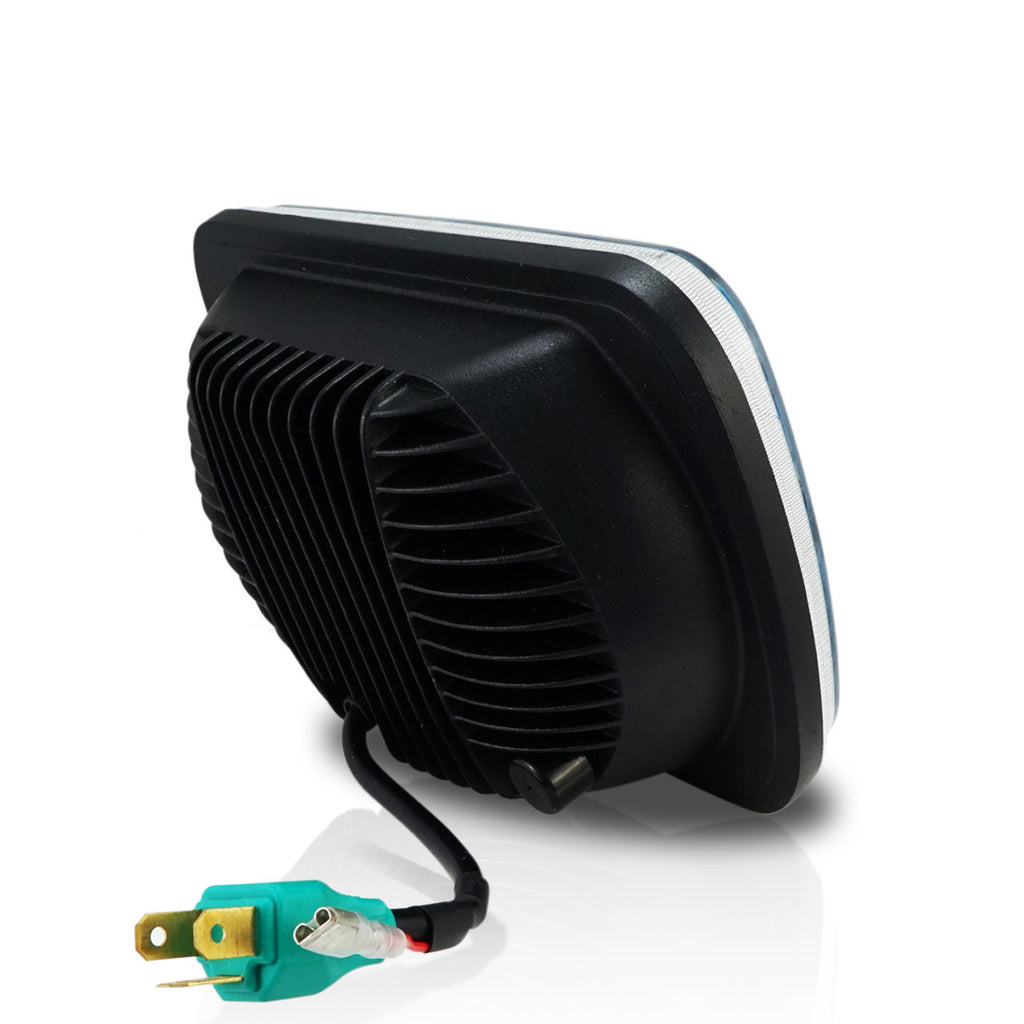 XPE Honeycomb LED Black Projector Headlights w/DRL for XJ and YJ Lighting