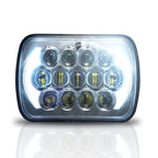 XPE Honeycomb LED Chrome Projector Headlights w/DRL for XJ and YJ - GENSSI Lighting