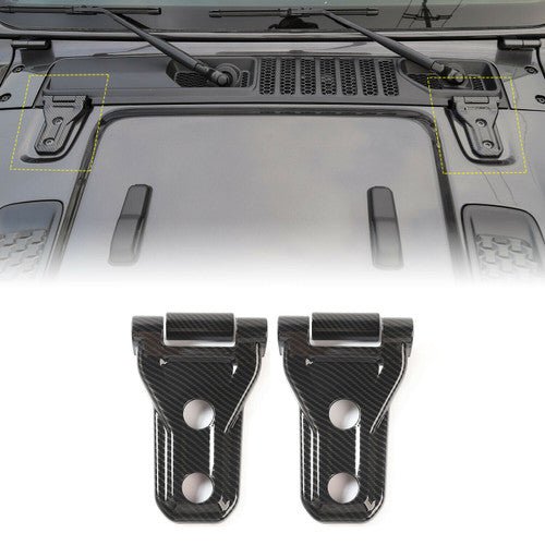 Engine Hood Hinge Cover for Jeep Wrangler JL (2018 2023) 2/4Door - GENSSI Exterior Part