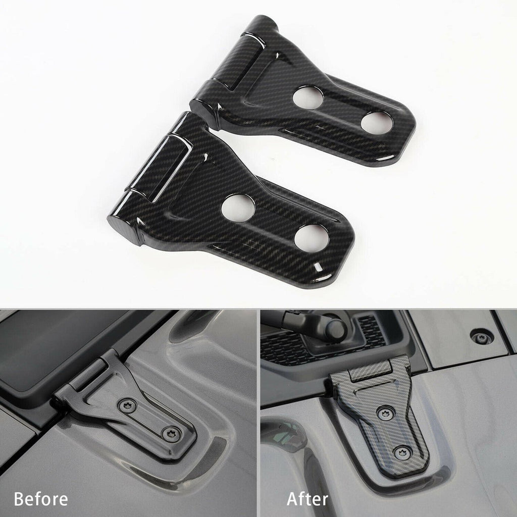 Engine Hood Hinge Cover for Jeep Wrangler JL (2018 2023) 2/4Door - GENSSI Exterior Part