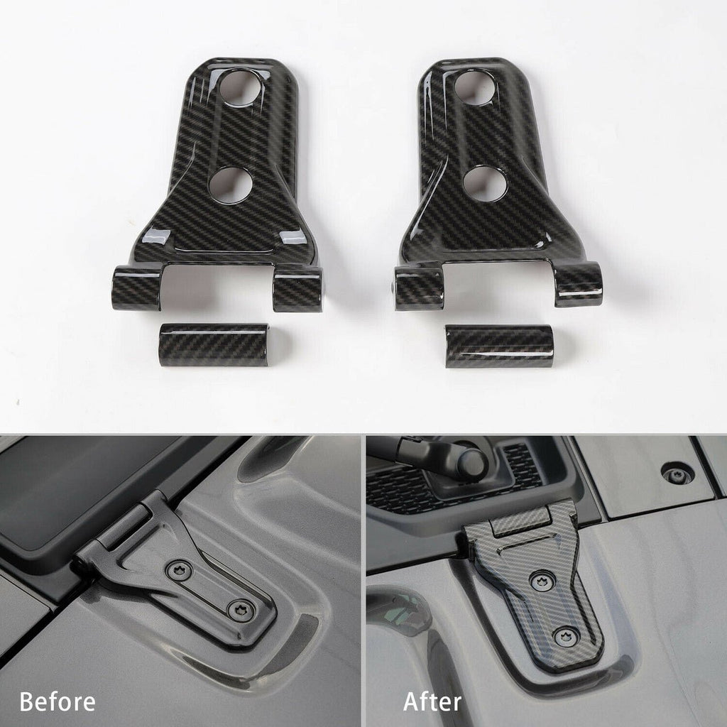 Engine Hood Hinge Cover for Jeep Wrangler JL (2018 2023) 2/4Door - GENSSI Exterior Part