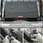 Rear Cargo Trunk Sun Screen Insulation Mesh Cover for Jeep Wrangler JL 2018 - 2023 4dr - GENSSI Interior Part