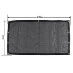 Rear Cargo Trunk Sun Screen Insulation Mesh Cover for Jeep Wrangler JL 2018 - 2023 4dr - GENSSI Interior Part