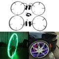 LED Wheel Lights Kit with Turn Signal and Red Brake Function Default Title Lighting