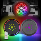 Tire Carrier Spare Tire Color LED Lighting Kit with Remote - GENSSI Lighting