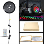 Tire Carrier Spare Tire Color LED Lighting Kit with Remote - GENSSI Lighting