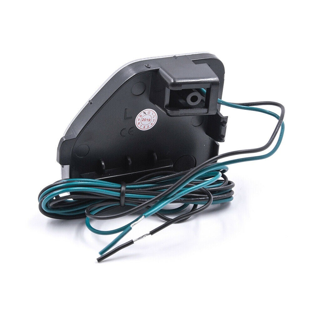 Rear Bumper Reflector Tail Light for Jeep Wrangler JL 2018-2023 Clear Lens Red LED Lighting