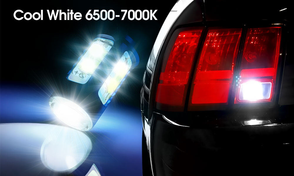 194 168 W5W T10 LED Bulbs 50W Projector (2 Pack) Lighting