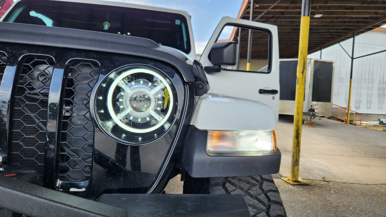 Cyclone HALO LED Headlights for Wrangler JL & Gladiator 2018-2023 Lighting