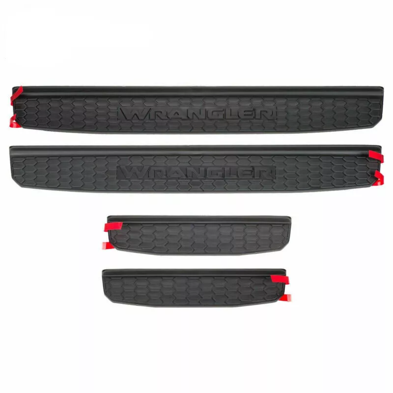 4 Door Aftermarket Door Sill Guards for Jeep Wrangler JL 2018+ Interior Part
