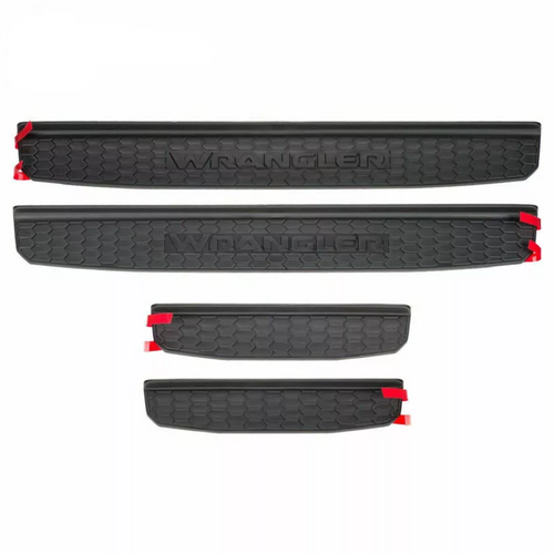 4 Door Aftermarket Door Sill Guards for Jeep Wrangler JL 2018+ Default Title Interior Part