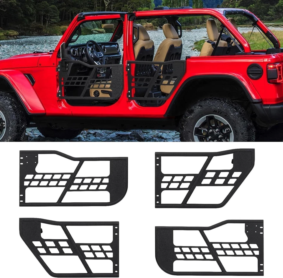 Tubular Doors with Mirrors for Jeep Wrangler JK JKU 2007-2017 Exterior Part