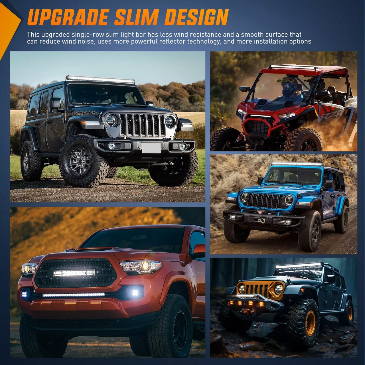 Slim LED Light Bar 31 Inch 78LED Single Row Spot Flood Combo Fog for Bumper Hood Roof Lighting