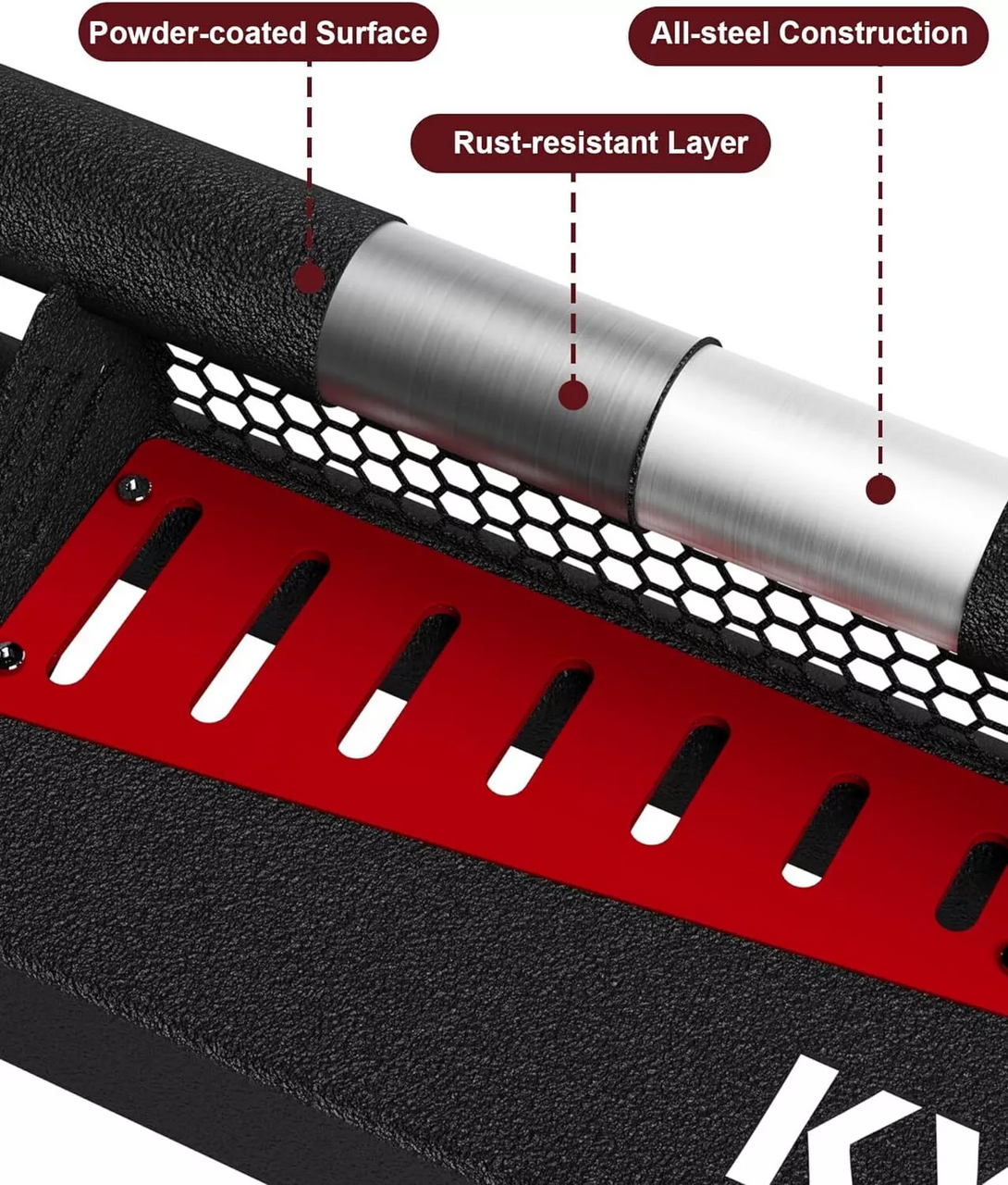 Nerf Bars Running Boards Side Steps for 2018-2024 Jeep Wrangler JL 4 Door Exterior Part