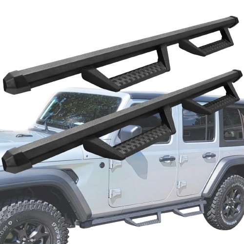 Nerf Bar Running Boards Side Steps for 2018-2024 Jeep Wrangler JL 4 Door Default Title Exterior Part