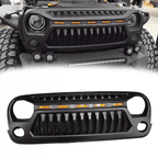 5 Amber LED Grille with Running Lights for Jeep Wrangler JK JKU 2007 - 2018 - GENSSI Grille
