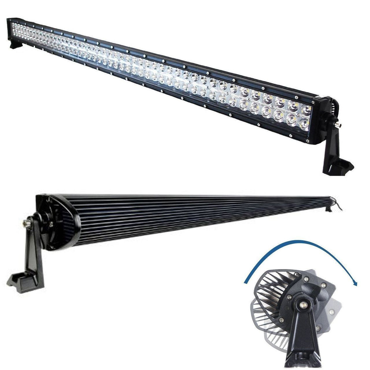 LED Light Bar Combo Kit with Brackets for Jeep Wrangler 2007-2018 Lighting