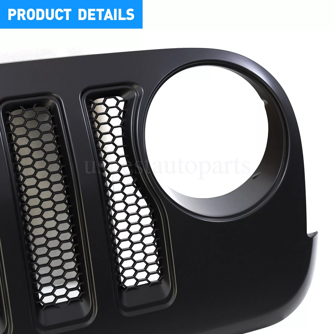 JL JLU Style Grille for 2007-2018 JK JKU Only Grille