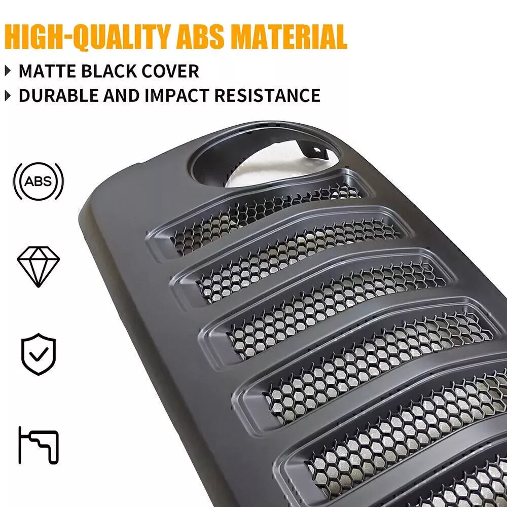 JL JLU Style Grille for 2007-2018 JK JKU Only Grille
