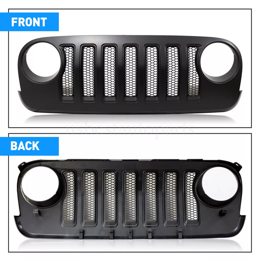 JL JLU Style Grille for 2007-2018 JK JKU Only Grille