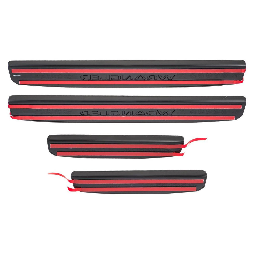 4 Door OEM Door Sill Guards for Jeep Wrangler JL 2018+ Interior Part