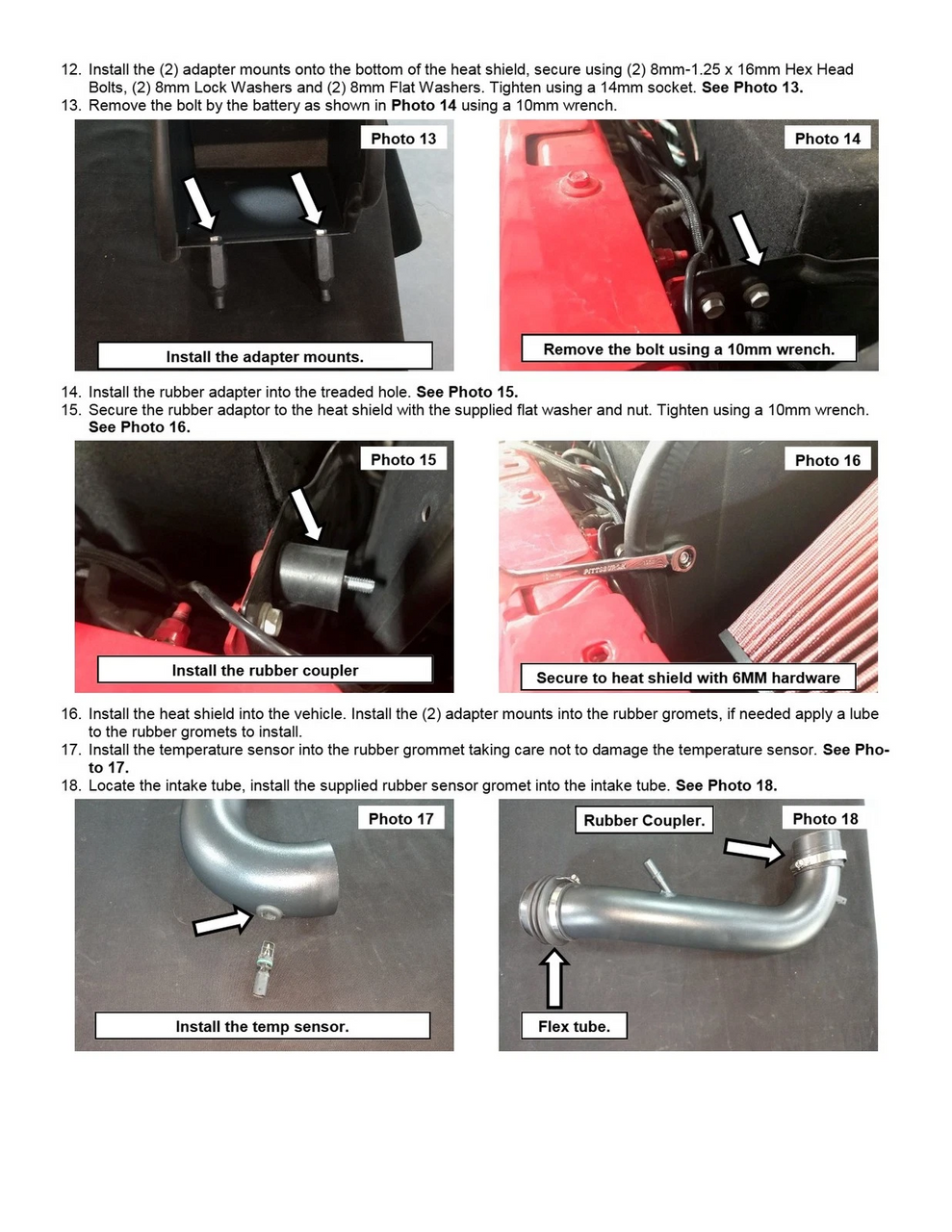 Cold Air Intake for Jeep Wrangler JL (2018-2023) / Jeep Gladiator (2020-2023) 2.0L 3.6L Engines Performance