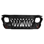 GLADIATOR WARRIOR Front Grille w/ LED Turn Signals for Jeep Wrangler JL & Gladiator 2018+ - GENSSI Grille