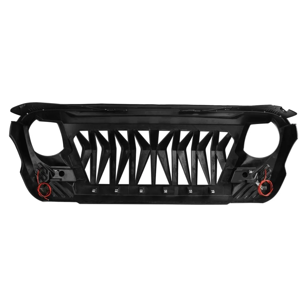 GLADIATOR WARRIOR Front Grille w/ LED Turn Signals for Jeep Wrangler JL & Gladiator 2018+ Grille
