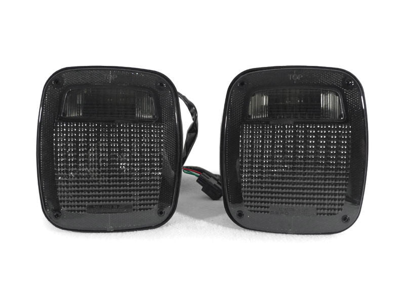 Smoked 3pcs Light Set for Jeep Wrangler YJ 1994-1995 Lighting