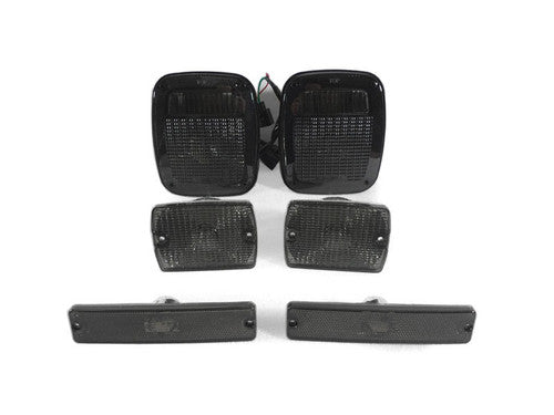 Smoked 3pcs Light Set for Jeep Wrangler YJ 1987-1993 Default Title Lighting