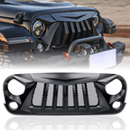 Black Widow Grid Mesh Grille for Jeep Wrangler JK JKU 2007 - 2018 - GENSSI Grille