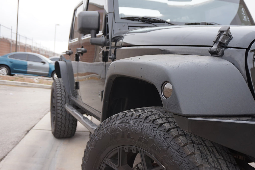 Steel Flat Top Metal Fenders for Wrangler JK 2007-2018 Exterior Part