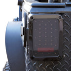 XPE Smoked LED Tail Lights for Wrangler JK 2007 - 2018 - GENSSI Lighting