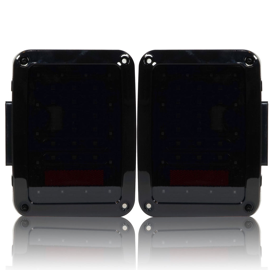 XPE Smoked LED Tail Lights for Wrangler JK 2007-2018 Lighting
